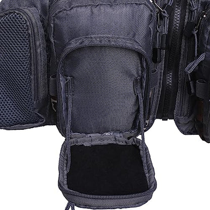 Kylebooker Fly Fishing Vest Pack Adjustable for Men and Women - color: Light Gray