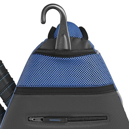 Athletico Sling Bag - Crossbody Backpack for Pickleball, Tennis, Racketball, and Travel for Men and Women - color: Blue