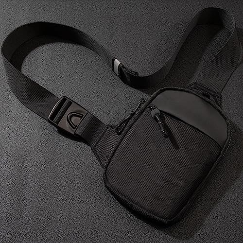 flintronic Mini Crossbody Sling Bag, Waterproof Chest Bag, Lightweight Shoulder Backpack for Men Women Workout Travel