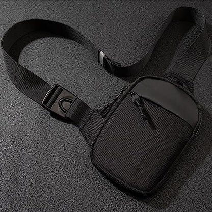 flintronic Mini Crossbody Sling Bag, Waterproof Chest Bag, Lightweight Shoulder Backpack for Men Women Workout Travel