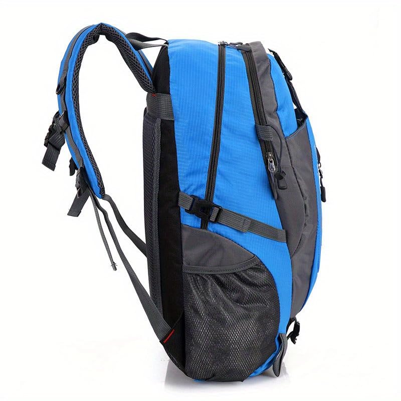 Hiking Backpack, 20L Small Camping Backpack, Ultralight Hiking Daypack for Men Women Travel Cycling Camping Outdoor, Blue - color: Blue