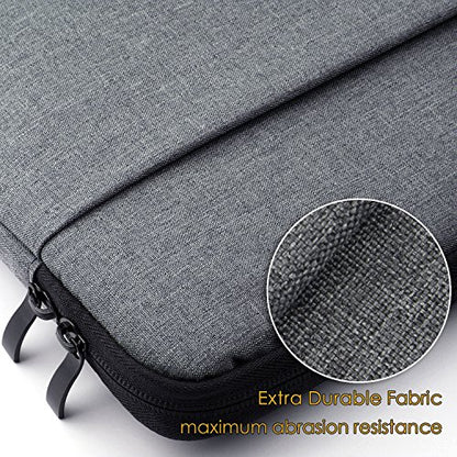 CCPK Laptop Sleeve Case for New MacBook Air M5 15 inch A3448 2026 M4 A3241 2025 M3 A3114 2024 M2 A2941 2023 15.3 Inch Mac Book Pro TouchBar A1707 A1990 15.4-inch 2019 Bag Cover with Pocket Black Grey - color: Black Gray, size: 15 inch New MacBook / 14 inc