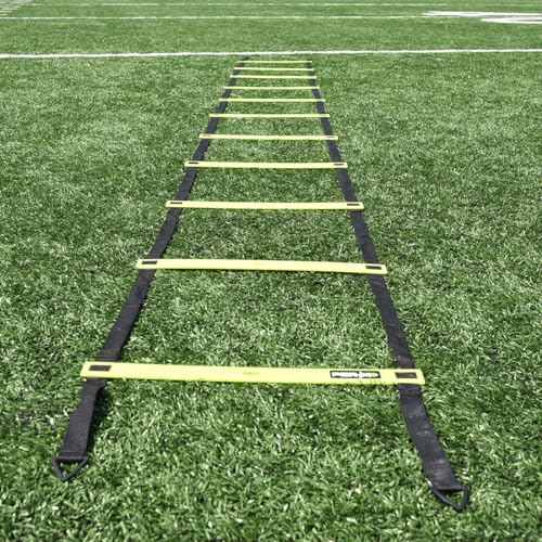 PER4M Speed Ladder - Speed and Agility Training for Basketball, Football, Soccer - Footwork Improvement, Coordination, Quickness, Athletic Training - Leg Strength, Body Control, Foot Control Trainer