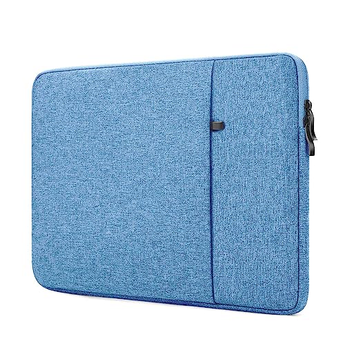 ProElife 15-Inch Laptop Sleeve Case for 2024 2023 MacBook Air 15 inch with Apple M3 M2 Chip Accessory Traveling Carrying Simple Case Water-Resistant Bag Cover for MacBook Air 15'' M3 M2 (Light Blue) - color: Light Blue