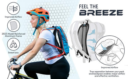 VentaPak Lightweight Ventilation Backpack Spacer - Ventilated Frame - size: Standard