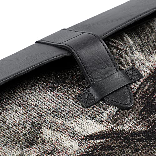 Londo Leather Sleeve Compatible with MacBook Pro 14 & Air 13-13.3 Inch (M5, M4, M3, M2, M1, Pro, Max) & iPad Pro 12.9, Premium Top Grain Leather Laptop Bag, 2020 to 2026 Models - color: Black, size: 13-14 inches
