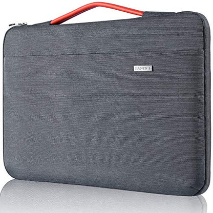 LANDICI 360°Laptop Sleeve Case 14 15 Inch Compatible with MacBook Air 15 M2/M3/M4 2022-2025, MacBook Pro 15, Hp chromebook 14, Waterproof Computer Bag Cover with Handle, Grey - color: Grey, size: 14-15 inch