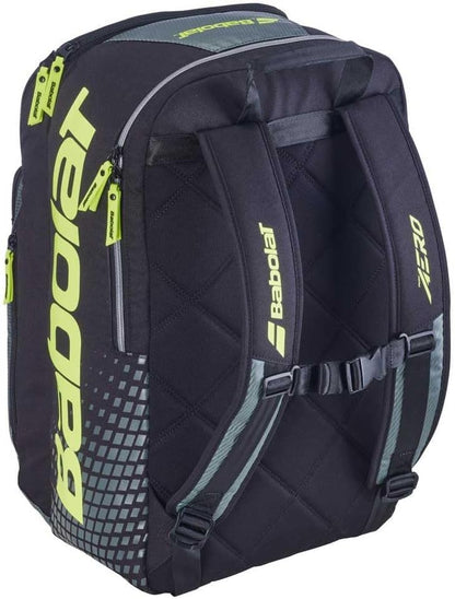 Babolat Pure Aero Tennis Backpack (Metallic Grey/Black/Fluo Yellow)