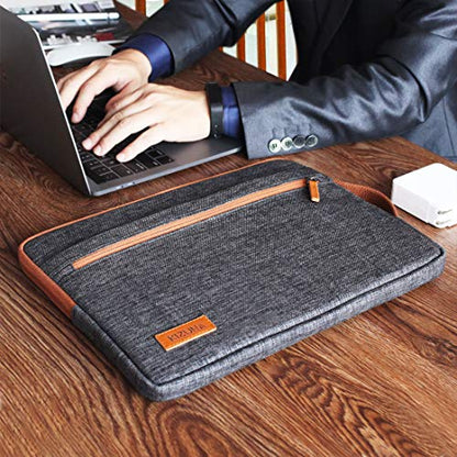 KIZUNA Laptop Tablet Sleeve Case 10 Inch Water-Resistant Computer Hand Bag for 9.7"- 11" iPad Pro/10.2 iPad/10.9 iPad/10.5" Samsung Galaxy Tab/10.5" Surface Go 3/10.1" Lenovo Smart,Brown - color: Brown, size: 9.7-10.5 Inch / 11" iPad Pro 2020