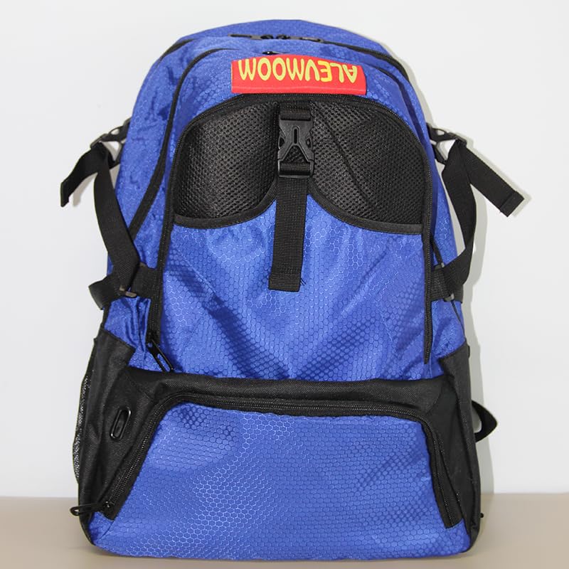 ALEVMOOM Soccer Backpack,Soccer Bag with Ball Holder, Water resistant Sport Equipment Bags Basketball Volleyball Football