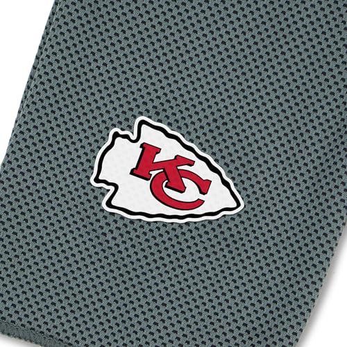 Northwest NFL Kansas City Chiefs Cooling Towel, 12" x 40", Charcoal - color: Kansas City Chiefs