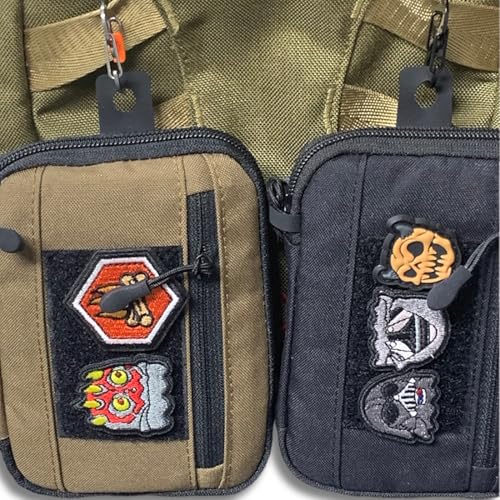 ROARING FIRE Picofire Pro EDC Pouch Organizer - Small Tool Pouch for Electronics, Cables, Flashlights,Multitool - with YKK Zippers, Water-Resistant 500D Nylon, Pocket pouch for men - color: fde