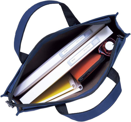 LIHITLAB LAB Slim Pen/Pencil Pouch, 0.7 × 3.9 × 8.5 Inches, Indigo (A7652-11) - color: Indigo, size: 0.7 × 3.9 × 8.5 Inches
