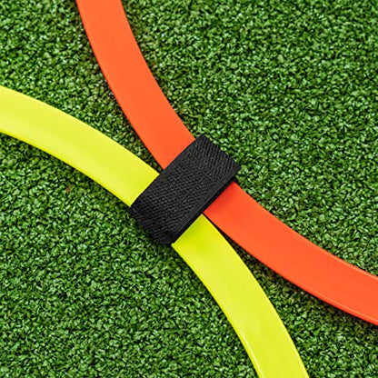 FORZA Agility Rings [12 Pack] | Speed & Agility Training Equipment for Athletes - Available in 10 Colors - color: Sky Blue