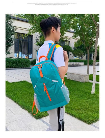 Travel lightweight foldable backpack hiking backpack splash proof compact travel backpack day pack (peacock green), middle - color: Peacock Green