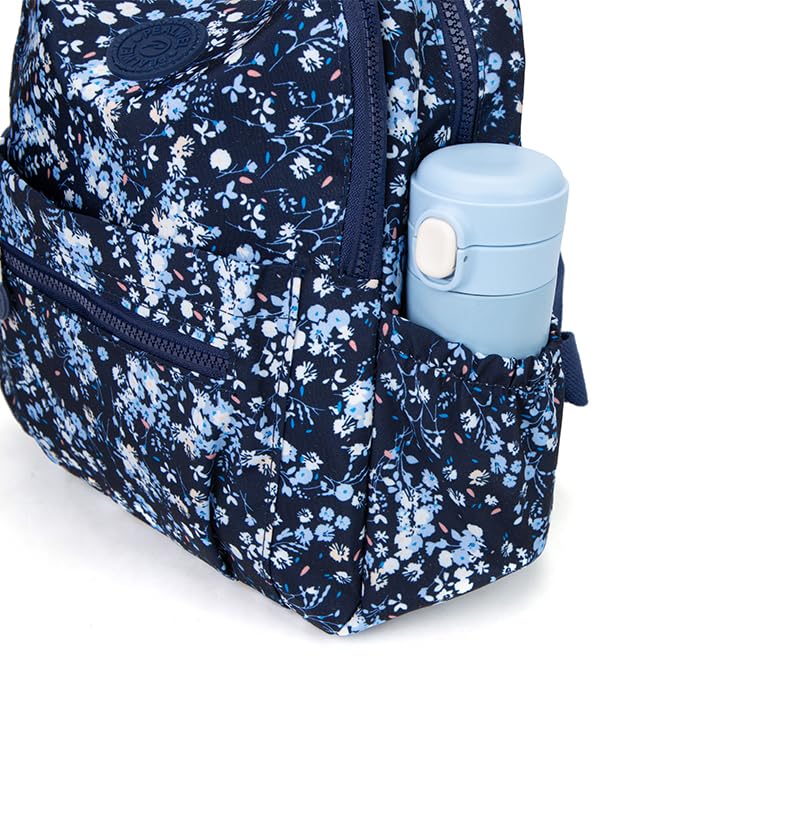 Pealwel Mini Backpack Purse for Women,Small Nylon backpacks for Ladies Backpacks Women Anti Theft Travel Bag (Mini Rose) - color: Mini Rose