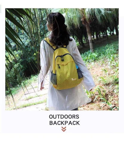 Geboldil Men's and women's waterproof backpack traveling backpack - color: Rose Red