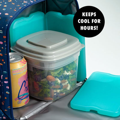 Cool Coolers by Fit & Fresh 4 Pack XL Slim Ice Packs, Quick Freeze Space Saving Reusable Ice Packs for Lunch Boxes or Coolers - color: Green (8 Pack)