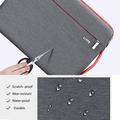 Voova Laptop Sleeve Case 14 15 Inch with Handle, 360° Protective Waterproof Slim Computer Bag Cover Compatible with MacBook Air 15 M2/M3/M4 2024-2025, MacBook Pro 14, Hp Chromebook 14, Grey - color: Grey, size: 14-15 Inch