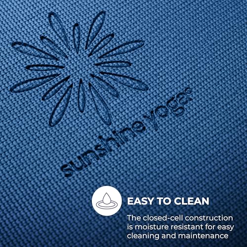 Voyage Yoga Mat, 6 Pack, 72" x 24" Professional Studio and Gym Bulk Yoga Mats, 5mm Thick, Durable, Anti-Tear, Non Slip Fitness and Exercise Mats - color: Assorted