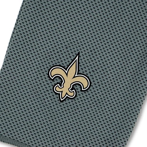 Northwest NFL New Orleans Saints Cooling Towel, 12" x 40", Charcoal - color: New Orleans Saints