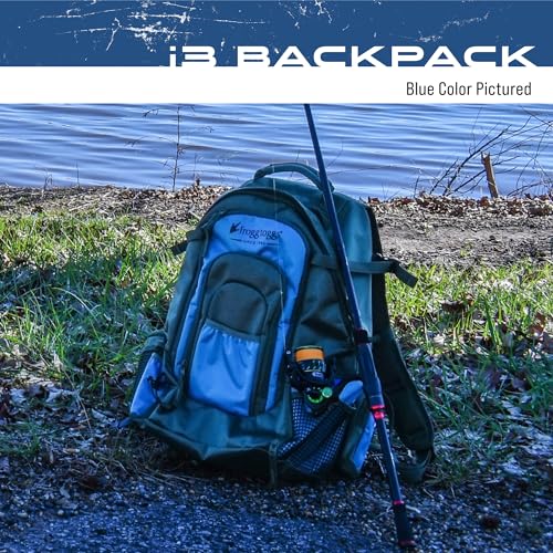 FROGG TOGGS i3 Fishing Backpack, Tackle Storage, Includes 3-3600 Bait Trays - color: Black