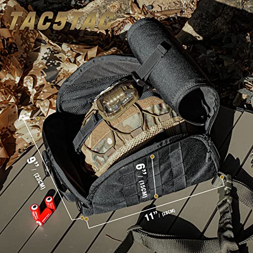 Tactical Helmet Bag Pack,Multi-Purpose Molle Storage Military Carrying Pouch for Sports Hunting Shooting Combat Helmets. …