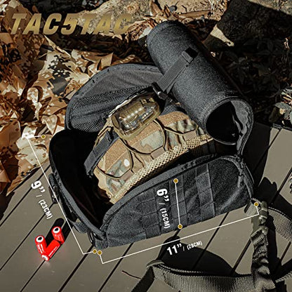 Tactical Helmet Bag Pack,Multi-Purpose Molle Storage Military Carrying Pouch for Sports Hunting Shooting Combat Helmets. …