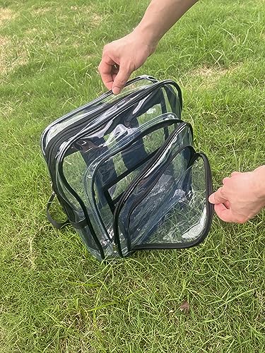 heavy duty cleanroom clear backpack for engineer working in clean room … - color: One Piece Clear Small