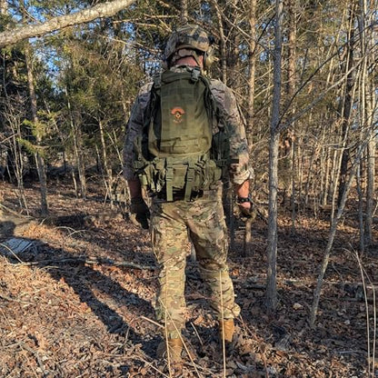 Hunter3 53L Backpack – Waterproof 900D Oxford Material with Molle System, Heavy Duty Outdoor Bag (Army Green) - color: Army Green