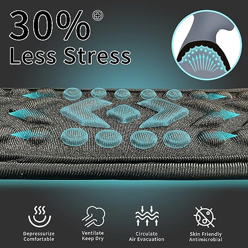 FIEIL Breathable Universal Shoulder Pad, 3D Cushion Air Backpack Strap Pads, for Shoulder Bags, Detachable Shoulder Strap Pad Pads Help Relieve Shoulder Pain(3D Air Cushion) - size: 3D Air Cushion