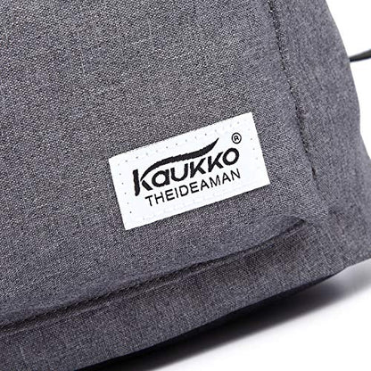 KAUKKO Drawstring Sports Backpack Gym Yoga Bag Shoulder Rucksack for Men and Women(1031-GRAY2PC) - color: 31-grey(2pc)