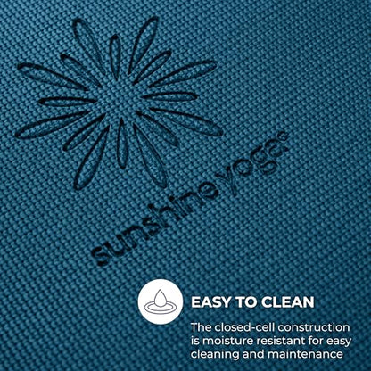 Voyage Yoga Mat, 6 Pack, 72" x 24" Professional Studio and Gym Bulk Yoga Mats, 5mm Thick, Durable, Anti-Tear, Non Slip Fitness and Exercise Mats - color: Oceanside