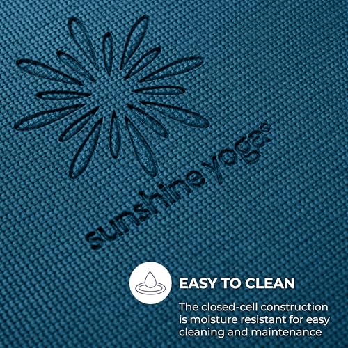 Voyage Yoga Mat, 6 Pack, 72" x 24" Professional Studio and Gym Bulk Yoga Mats, 5mm Thick, Durable, Anti-Tear, Non Slip Fitness and Exercise Mats - color: Oceanside