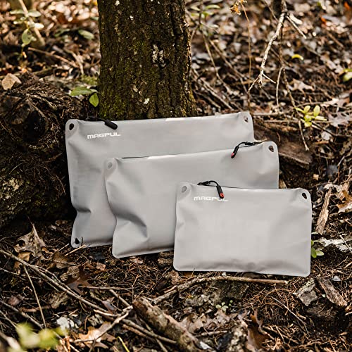 Magpul DAKA Lite Pouch Zippered Tactical Range Tool and Gear Bag - color: Gray, size: Large (9" x 13")