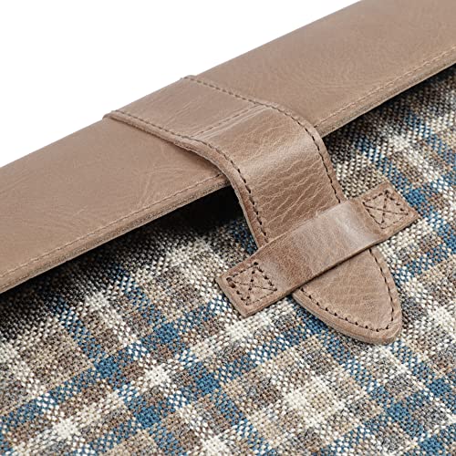 Londo Leather Sleeve Compatible with MacBook Pro 14 & Air 13-13.3 Inch (M5, M4, M3, M2, M1, Pro, Max) & iPad Pro 12.9, Premium Top Grain Leather Laptop Bag, 2020 to 2026 Models - color: Mink, size: 13-14 inches