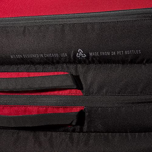 Wilson Clash V2 Super Tour Tennis Racket Bag - Red/Black, Holds up to 15 Rackets