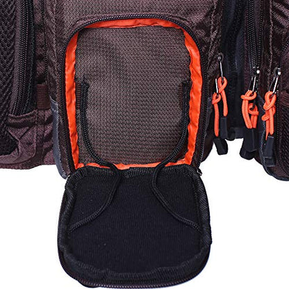Kylebooker Fly Fishing Vest Pack Adjustable for Men and Women - color: Brown