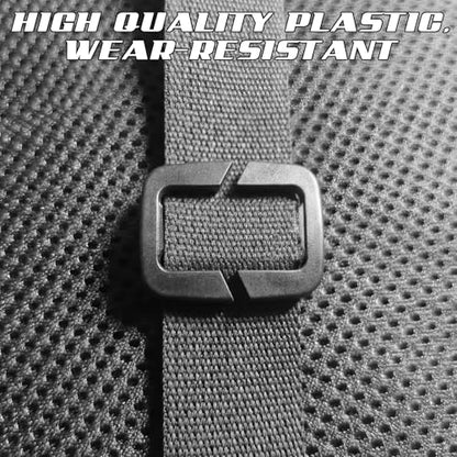 4 Pcs Backpack Strap Clips 1 Inch Detachable Webbing Buckle Nylon Shoulder Strap Holder Backpack Bag - color: Black