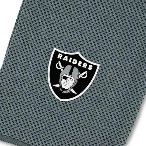 Northwest NFL Las Vegas Raiders Cooling Towel, 12" x 40", Charcoal - color: Las Vegas Raiders
