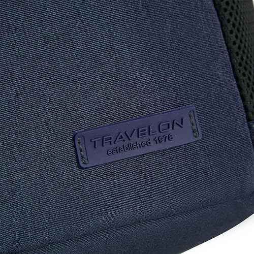 Travelon Anti-Theft Metro Backpack with RFID blocking pouch - color: Navy