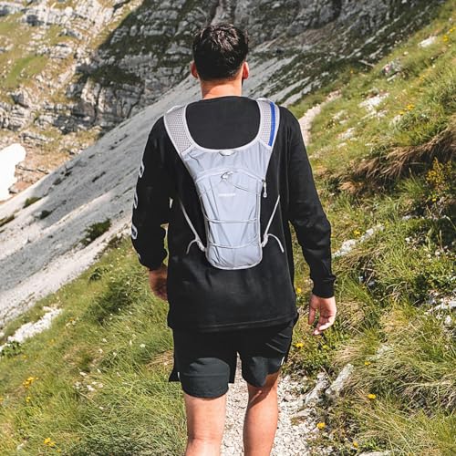 Hydration Backpack with 2L Hydration Bladder Lightweight Water Backpack Climbing Pouch for Hiking Hydration Pack for Running Cycling Hiking - style: Black(No water Bladder)