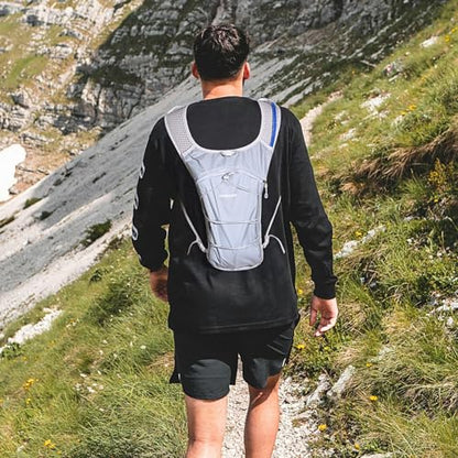 Hydration Backpack with 2L Hydration Bladder Lightweight Water Backpack Climbing Pouch for Hiking Hydration Pack for Running Cycling Hiking - style: Black(No water Bladder)