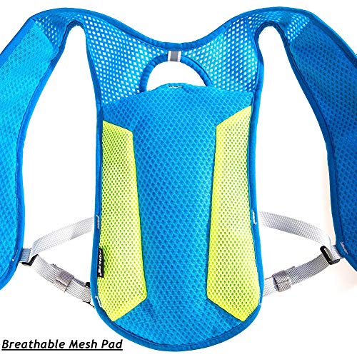 AONIJIE Hydration Vest Pack Backpack 5L 5.5L Marathoner Running Vest Race Hydration for Women and Men Trail Run Hiking Jogging - color: Gray