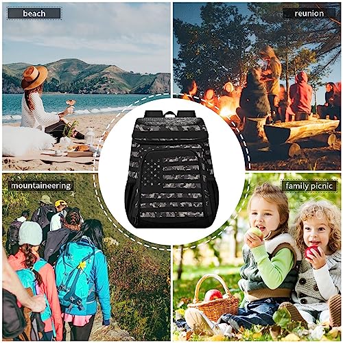 Tropical Pineapples Fruits Cooler Backpack Insulated Leak Proof Beach Cooler Bag Soft Lunch Picnic Hiking Camping Backpack Cooler - color: A108