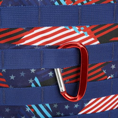 45L Military Tactical Backpacks 3 Days Assault PackBag Fitness Rucksack Hiking Molle Daypack (Spliced Flag) - color: Spliced Flag