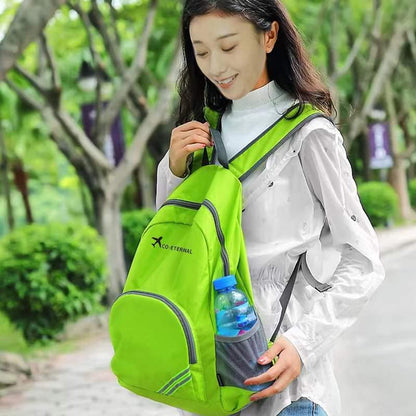 Geboldil Men's and women's waterproof backpack traveling backpack green - color: Green