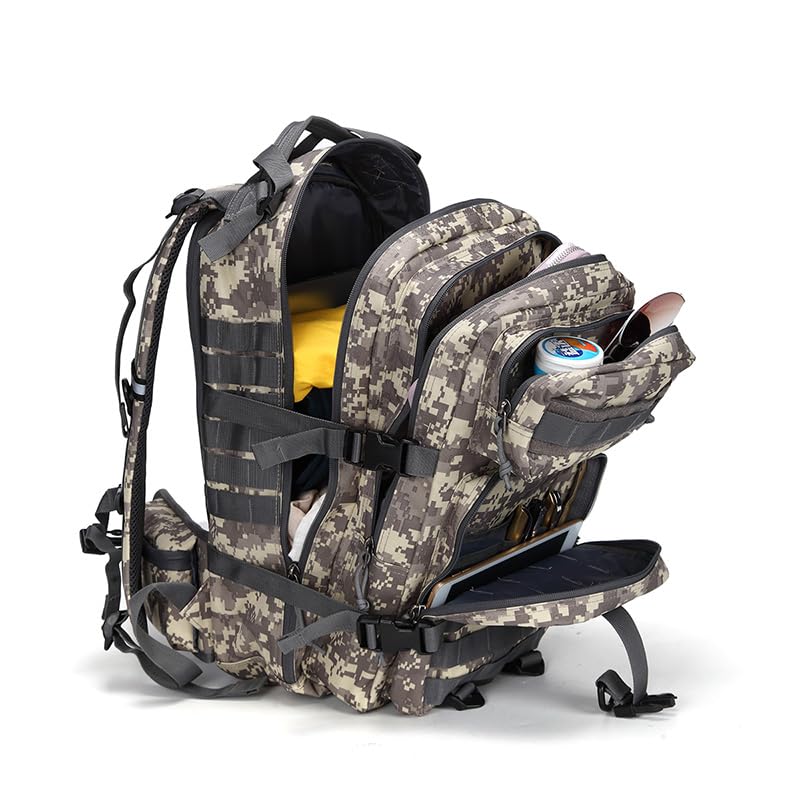 Camo hunting backpack，small tactical backpack, military backpack for men， camping backpack, 3-day bag(Acu Camo) - color: Acu Camo