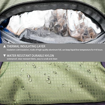 Water Backpack Hydration Backpack with Bladder Lightweight & Waterproof Hydration Pack for Hiking, Cycling, Running,Climbing Outdoorer ,Gift for dad - color: GREEN