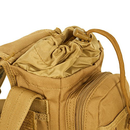 Seibertron Waterproof Tactical Outdoor Hiking Airsoft Utility Leg Bag Khaki - color: Leg Bag Khaki